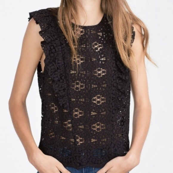 🔥3/$30 | Zara lace top